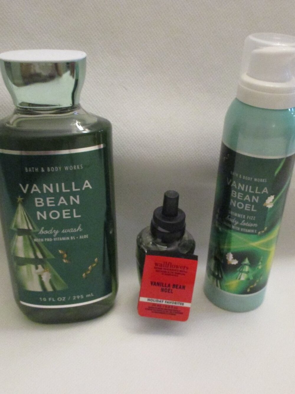 3 pc Bath & Body Works Vanilla Bean bundle